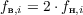 $f_{\text{в},i} = 2\cdot f_{\text{н},i}$